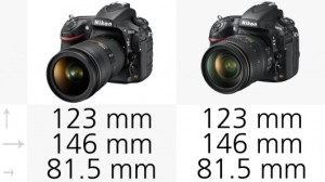 مقایسه دوربین های نیکون D810 با نیکون D800/E