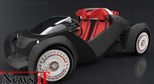 اولین اتومبیل تولید شده توسط تکنولوژی پرینت سه بعدی در خیابان