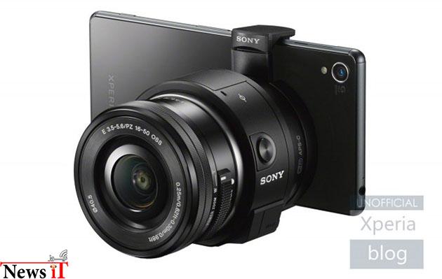 دوربین سونی با قابلیت نصب بر روی تلفن های هوشمند و لنزهای قابل تعویض