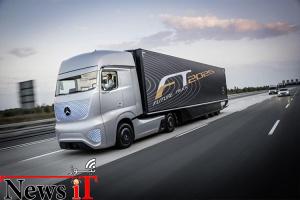 تماشا کنید: رونمایی مرسدس از بنز Future Truck 2025، کامیون هوشمند
