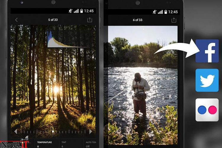 اپلیکیشن Lightroom به اندروید آمد