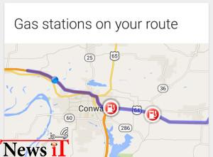 گوگل امکان نمایش ایستگاه‌های پمپ بنزین را به نقشه‌ی مسیریاب خود افزود