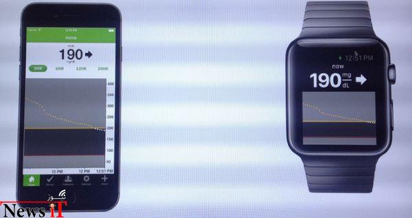 اپلیکیشن اندازه گیری سطح گلوکز خون به اپل واچ می آید