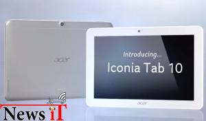 ایسر تبلت Iconia Tab 10 را معرفی کرد