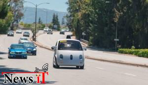 تست خودروی بدون راننده گوگل در جاده های کالیفرنیا