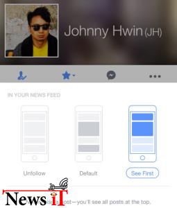 فیسبوک قابلیت جدیدی به نام «See First» را در فید خبری خود مورد آزمایش قرار می دهد