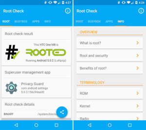 بررسی دسترسی روت گوشی با اپلیکیشن Root Check