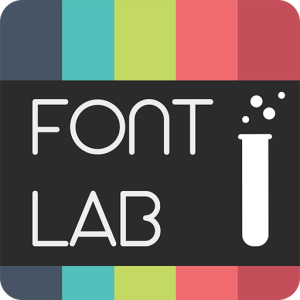 اپلیکیشن Font Lab برای ساخت عکس نوشته
