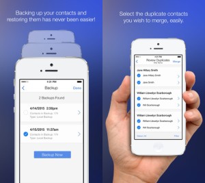 حذف مخاطبین تکراری در iOS با اپلیکیشن Cleanup Duplicate Contacts