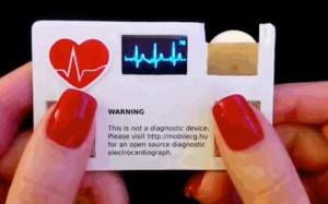 ساخت کارت ویزیت برای اهالی حوزه سلامت که به دستگاه نوار قلب مجهز است