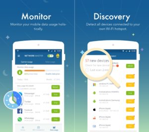 ردیابی مصرف دیتا و تست سرعت و ایمنی شبکه وای فای با اپلیکیشن Network Master