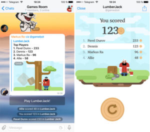 آپدیت جدید تلگرام: امکان انجام بازی های آنلاین بین کاربران