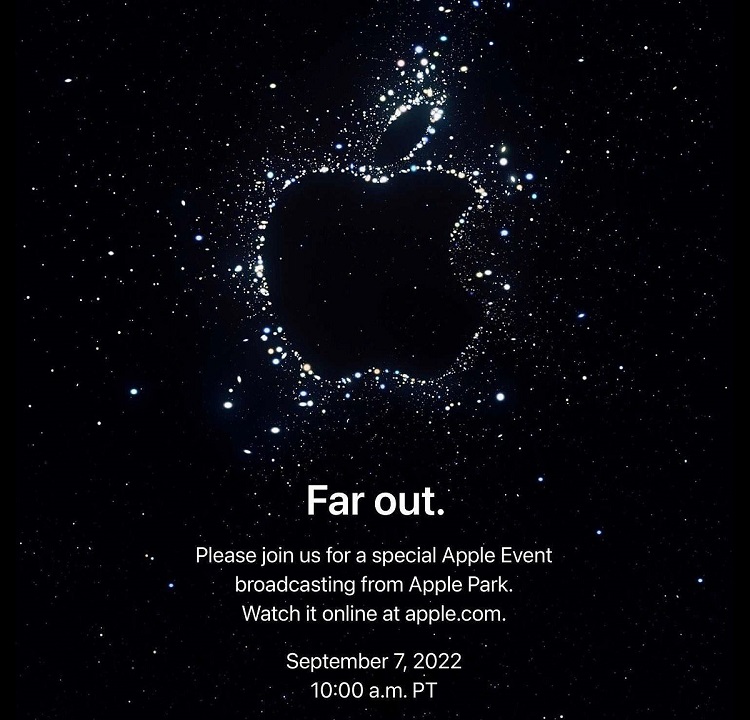 اپل رسما تاریخ رویداد Far Out برای معرفی آیفون ۱۴ و اپل واچ سری ۸ را اعلام کرد